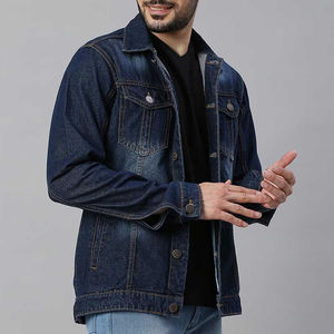 Veste pour homme, style tendance, design de veste en jean pour homme, veste en jean personnalisable en couleur, veste en jean pour homme fabriquée au Pakistan, OEM - Product Image 3