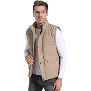 custom design puffer vest warm <b>quilted</b> equestrian gilets casual winter outerwear clothes padded waistcoat men's puffer vests - Product Image 4