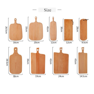 Juego de tablas de cortar de madera de haya a precio mayorista, tablas para servir charcutería y filetes para restaurantes, tabla de quesos, tabla de picar pequeña - Product Image 6