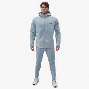 Nouveaux survêtements et sweats à capuche élégants pour hommes, séchage rapide, respirants, légers, avec logo personnalisé sur le devant, pour l'entraînement et le jogging - Product Image 5