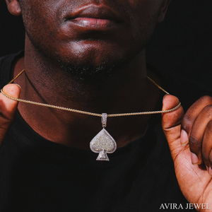 จี้เพชรโมอิสซาไนต์แท้ เงินแท้ 925 ชุบทองคำสีกุหลาบ สไตล์ฮิปฮอป สำหรับทุกเพศ เหมาะสำหรับใส่ไปงานปาร์ตี้ พร้อมใบรับรอง IDGL - Product Image 3