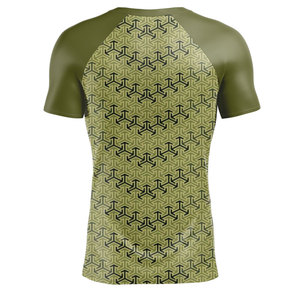 Camiseta de compresión personalizada con estampado por sublimación, camiseta de compresión para MMA, camiseta de compresión OEM para hombre, camiseta de compresión de manga corta. - Product Image 6