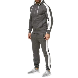 Conjunto Deportivo de Talla Grande para Hombre, Chaqueta y Pantalones, Ropa Deportiva Informal para Gimnasio y Fitness - Product Image 3