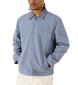 Veste en sergé de coton à manches longues avec logo brodé, style décontracté et tendance pour homme, matériau de haute qualité pour une image professionnelle - Product Image 6