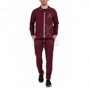 Wholesale New Design <b>Top</b> Selling Cheap Price Men <b>Zipper</b> Tracksuit Training Wear Breathable Men <b>Zipper</b> Tracksuit For Online Sale - Product Image 2