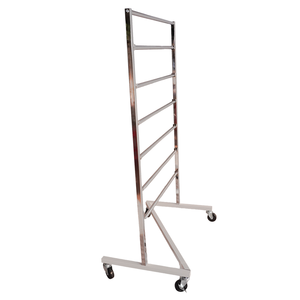 Bros Display Metal Clothing Rack Luxury Portable Foldable Garment Stand Retail Display OEM ODM Vietnam Factory - Product Image 5