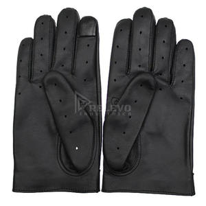 Gants de moto en cuir robustes de qualité industrielle, vente en gros B2B, conception personnalisée, protection de course, protection des jointures rigides - Product Image 6