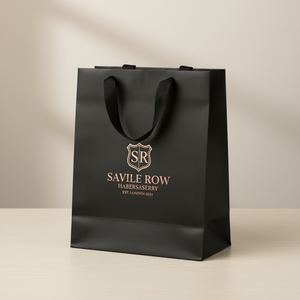 Sacs en papier laminé blancs écologiques de luxe Coach avec marquage personnalisé pour la promotion de la mode, du commerce de détail et des supermarchés - Product Image 3