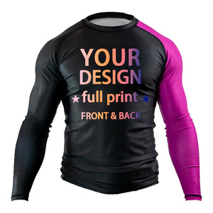 Men’s Long Sleeve <b>Compression</b> Rash Guard for Swimming and Surfing - Product Image 4