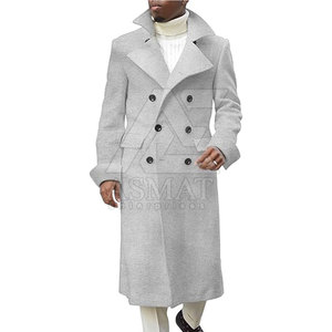 Abrigo Largo de Lana para Hombre, Elegante y Cálido para Invierno, de Alta Calidad - Product Image 3