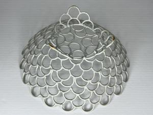 Corbeille à fruits décorative sur pied en fil de fer, design spectaculaire, écologique et moderne, pour table - Product Image 4
