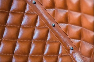 Midcentury Modern Design <b>Bar</b> Cafe Chair with <b>Leather</b> Seat Durable Metal Base Wood Frame Commercial Furniture Home <b>Bar</b> <b>Stool</b> - Product Image 4