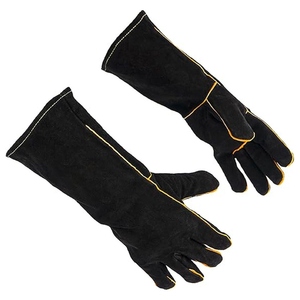 Gants de soudage durables pour hommes, 15,5 pouces, à manches longues, anti-vibrations, antidérapants, résistants à la chaleur, pour la protection des mains lors du barbecue et des grillades - Product Image 1