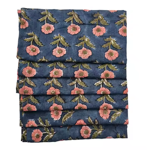 Servilletas de algodón hechas a mano con estampado en bloque, reutilizables, para la mesa, ideales para cenas en casa, fiestas, eventos, cafeterías y restaurantes. - Product Image 3