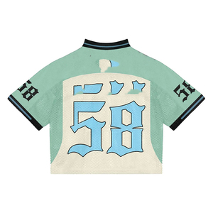 Camiseta de Fútbol Unisex Número 23, Manga Corta, Transpirable, Malla de Poliéster, Cuello Camisero, Corte Regular, Protección UV - Product Image 3