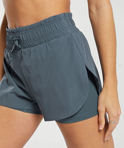 Conjuntos de Sudadera con Capucha y Pantalones Cortos Unisex de Alta Calidad, Diseño Personalizado al por Mayor, Logotipo Bordado, Impresión en Serigrafía, Largo hasta la Rodilla, Color Sólido - Product Image 5