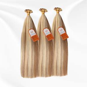 ผมต่อปลายแบนปลายแหลมรูปตัวยูแบบปลายแบนยาวสองชั้นแบบชาวยุโรปสุดหรู - Product Image 1