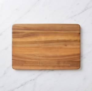 Planche à découper rectangulaire en bois de caoutchouc de qualité supérieure, planche à découper en bois massif brun pour la cuisine à domicile - Product Image 1