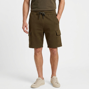 Pantalones Cortos para Hombre, Cintura Media con Cordón, Estilo Casual, 100% Algodón, Transpirables, Tipo Bermuda con Bolsillos - Product Image 1