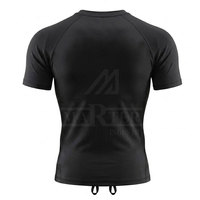 Kaos Kompresi Pria Slim Fit Lengan Pendek Ringan Bernapas Ramah Lingkungan Pakaian Olahraga Gym Fitness Training