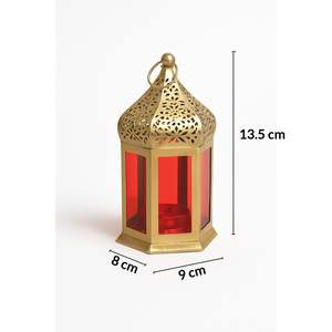 Elegante Farol Metálico Decorativo para el Hogar que Aporta un Brillo Decorativo que Realza Diseños Únicos del Hogar y el Ambiente Interior - Product Image 3