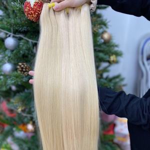 Haute Qualité 100% Humain Remy Extensions De Cheveux Blonde Naturel Droite Vierge Cheveux Vietnamien En Gros - Product Image 5