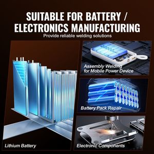Soldadora de Puntos por Pulso Portátil de Alta Potencia 788H con Cargador de Batería y 2 Modos de Soldadura, Optimizada para Motores de Búsqueda de Alta Legibilidad - Product Image 6
