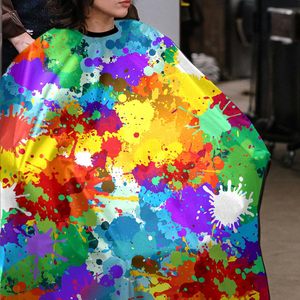 HYSAF APPARELS CO – Cape de coiffure imperméable en polyester avec logo imprimé couleur personnalisé, motif sublimé, idéale pour salon de beauté et barbier – Grande vente - Product Image 6