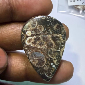 Pierre précieuse en jaspe TURTELLA 100 % naturelle de haute qualité, cabochon, pierre brute pour la guérison, jaspe en gros pour la fabrication de bijoux - Product Image 4