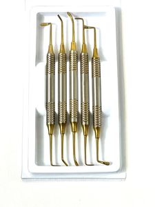 Juego de 5 Instrumentos Manuales para Levantamiento de Senos, Implantes Dentales, Odontología, Plata Premium, Certificado CE - Product Image 6
