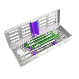 Juego de Instrumentos Quirúrgicos Manuales de Alta Calidad para Examen Dental Profesional, 5 Piezas, Certificado CE, Acero Reutilizable - Product Image 1