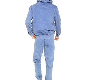 Chándal Informal de Invierno con Lavado Ácido para Hombre, de Alta Calidad, Transpirable, 100% Algodón, Ecológico, con Capucha, Estilo Urbano - Product Image 2