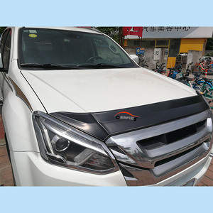 Front Bonnet Guard Bumper Plate for D-MAX DMAX 2016 2019 Front Bonnet Guard Hood Protecter Upgrade Kit - Product Image 4