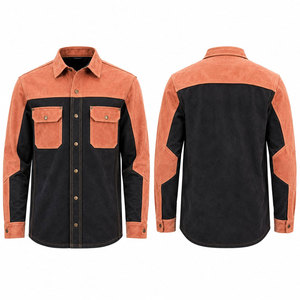 Chemise de travail pour homme certifiée CE, résistante au feu et aux produits chimiques, manches longues, en coton, impression numérique, personnalisable, vêtements FR - Product Image 1