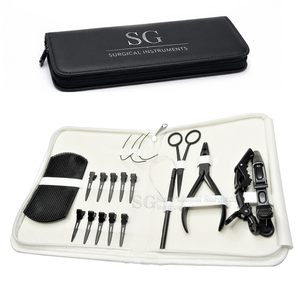 Kit d'outils professionnels en acier inoxydable pour extensions de cheveux, pour salon et usage beauté - Product Image 4