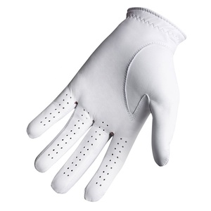 Conception Unique en cuir Cabretta blanc personnalisable tous temps gants de Golf les plus durables - Product Image 2