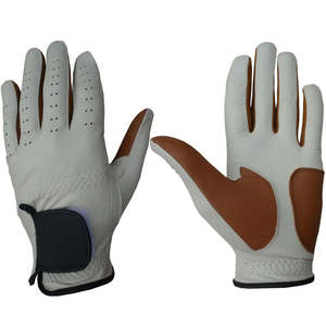 Gants de golf unisexes en cuir véritable les plus vendus - Sangle de poignet réglable et personnalisable - Product Image 3