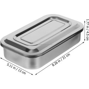Caja de Instrumentos Quirúrgicos de Acero Inoxidable de Alta Calidad, Resistente a la Corrosión, Reutilizable, CE ISO OEM ODM, Proveedor Mayorista - Product Image 3