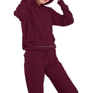 Custom Sportswear Clothing <b>Women</b> Set High Quality Zipper <b>Sweat</b> <b>Pants</b> Tracksuit Set Fitness Piece Set <b>Women's</b> Zipper Tracksuit - Product Image 2