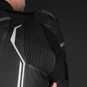 Traje de Motociclista de Cuero Negro, Diseño OEM/ODM, Nuevo y Moderno, Personalizado, al por Mayor, Hecho de Cuero Genuino - Product Image 3