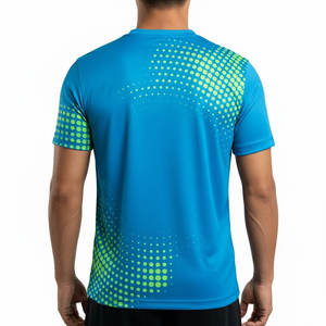 Custom Sportswear T <b>Shirt</b> Men Polyester Quick Dry Training Gym Tee Soccer Jersey Style OEM ODM Manufacturer - Product Image 2