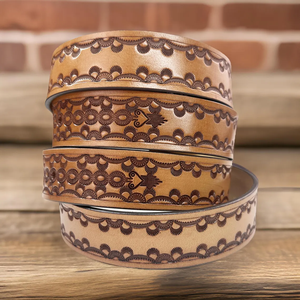 New Arrival Hand Tooled Leather <b>Belts</b> Stylish Handmade <b>Belts</b> Turquoise Color <b>Boho</b> Vintage Stylish Western Leather <b>Belts</b> - Product Image 6