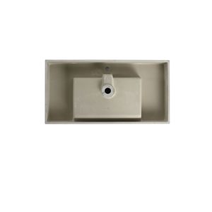 36-Inch Resin <b>Basin</b> for Bathroom Vanities Vanity Top Only - Product Image 4