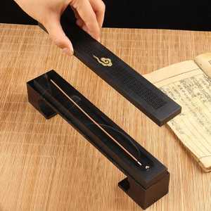 Handmade Wooden Incense <b>Burner</b> Set With Laser Cut Patterns And Decorative Inlays <b>For</b> Aromatic Use Air Incense Sticks Holder - Product Image 4