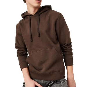 Professional Manufacturer's Men's Pullover Hoodie 100% Cotton <b>Fleece</b> Breathable Eco-Friendly Solid Customizable Winter New - Product Image 1