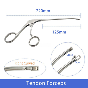 Tendon Forceps (Basket & Meniscus Punch) Arthroscopy Instrument Autoclaveable Straight Left/Right Certified By GUJJAR SURGICAL - Product Image 1