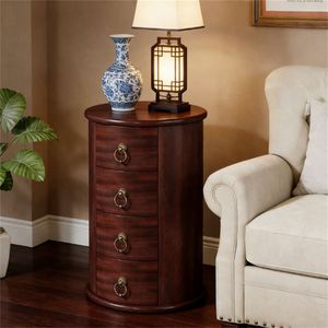 Circular Wooden Console <b>Table</b> As Coffee <b>Side</b> <b>Sofa</b> or Bedside <b>Table</b> - Product Image 3