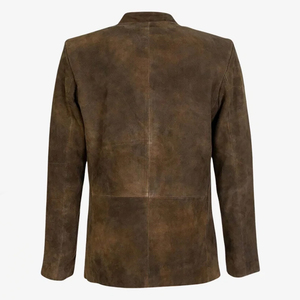 Veste Trachten pour homme sur mesure, style allemand - Design bavarois traditionnel, col montant, en laine respirante, pour usage extérieur - Product Image 2