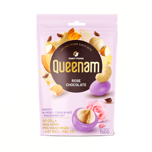 Dragées au chocolat en gros, best-sellers, service OEM/ODM, HALAL, bonbons, chocolat à la rose, amandes, noix de cajou, noix de macadamia enrobées de chocolat 150G - Product Image 1