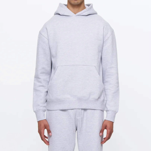 Ensemble de sport pour homme, automne-hiver, à capuche, coupe ajustée, imprimé uni, 2 pièces, pull décontracté, vêtements de sport d'extérieur - Product Image 5